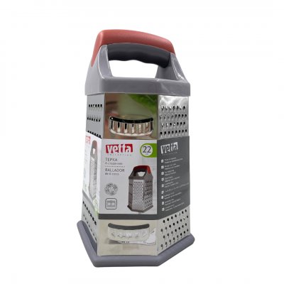 Терка 6-и сторонняя 22см, нерж.сталь(VETTA)(885-107)/1/48