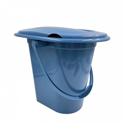 Ведро-туалет 17л голубой(М1320)/10