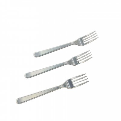 Вилка одноразовая пластиковая столовая КРИСТАЛЛ(50шт/упак)(401-571)/2500